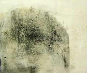 Untitled (2007) asphaltum print on paper - Pui Lee