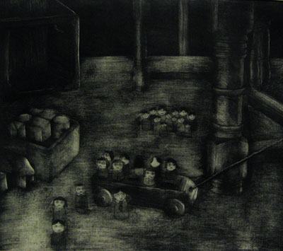 Still Lives series: Clearance (2011) - etching on paper - Pui Lee