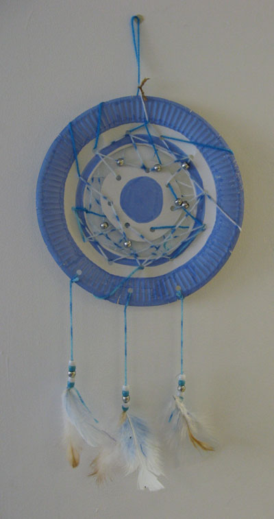 Example dreamcatcher made by artist Pui Lee