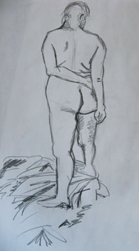 Life Drawing (2007) pencil on paper - Pui Lee