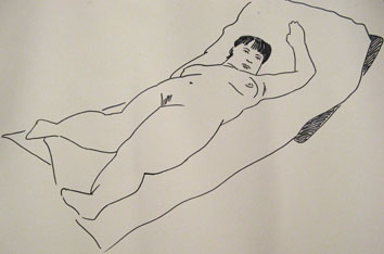 life drawing vi (2008) pen on paper - Pui Lee